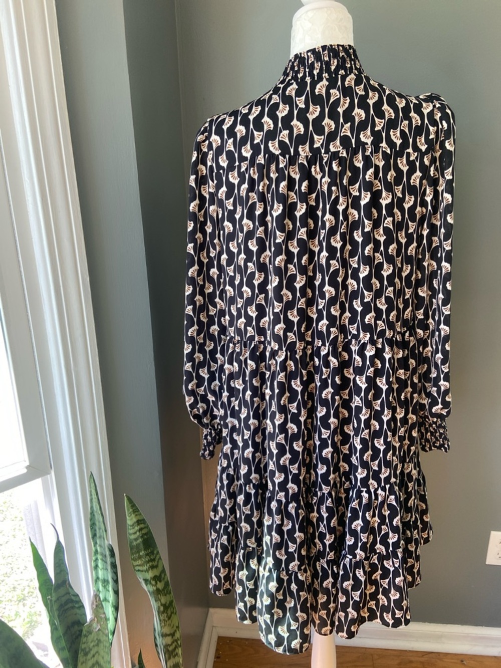 ME+EM Ginkgo Leaf Swing Dress - Picture 12 of 14